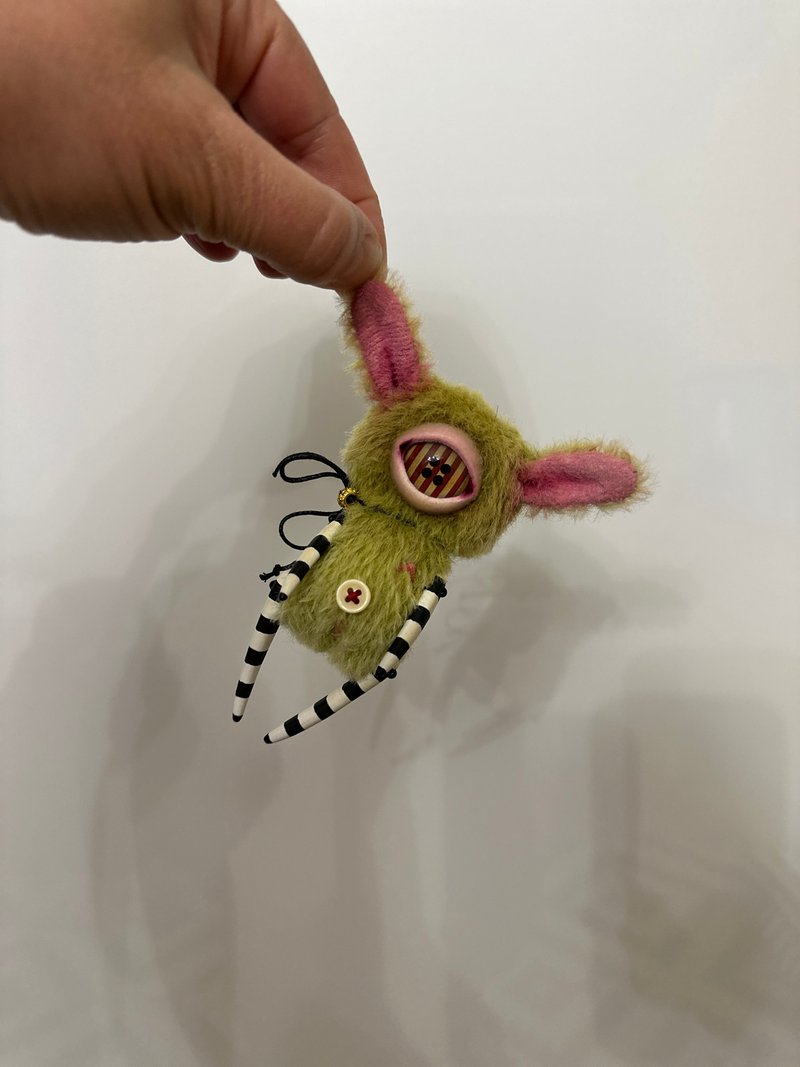 可爱又疯狂的兔子－独眼巨人；布莱斯的玩具；小兔子_准备出货！ - 玩偶/公仔 - 其他材质 绿色