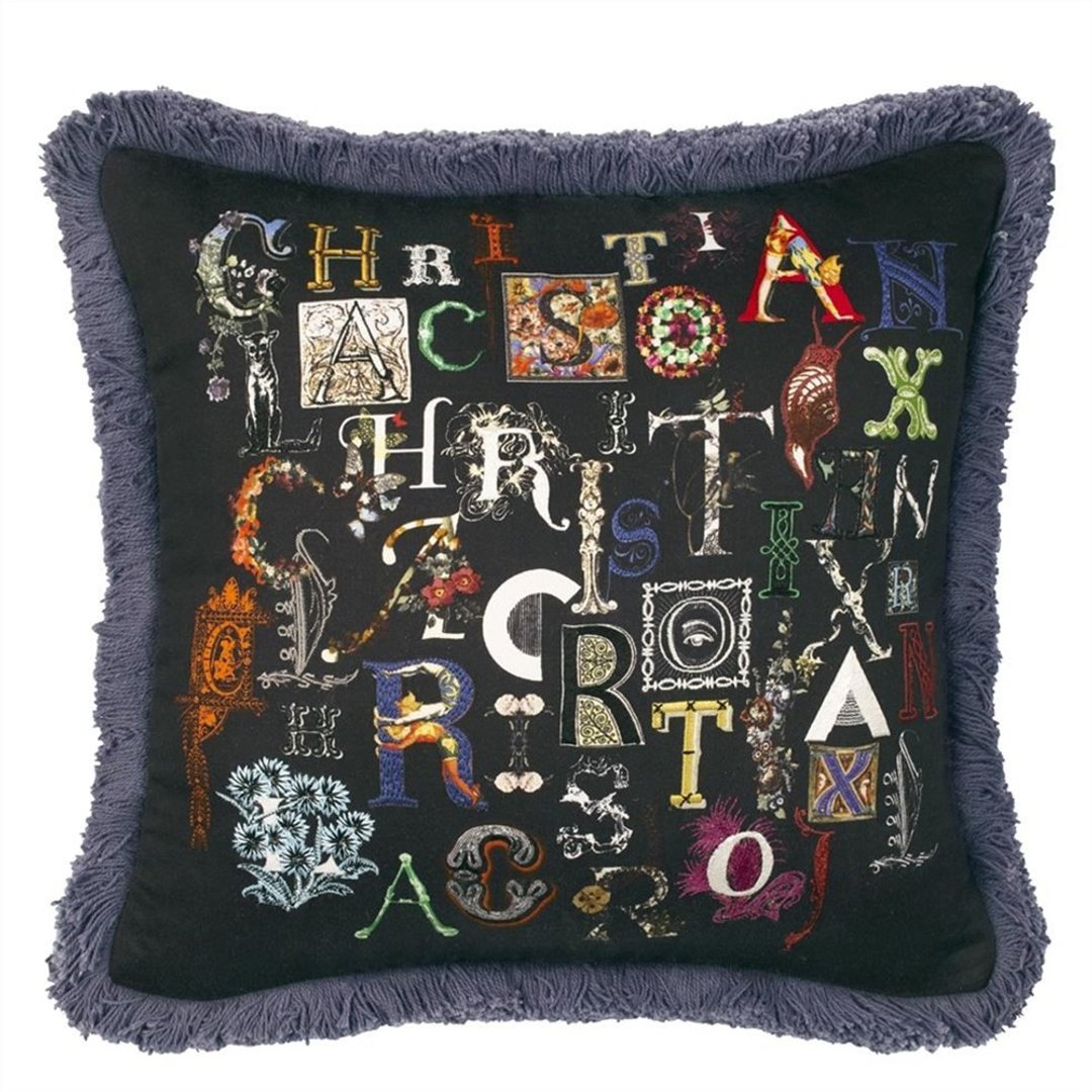 英国 抱枕/靠枕  Do You Speak Lacroix Multicolore - 40x40cm - 枕头/抱枕 - 棉．麻 多色
