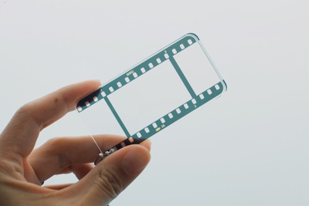 Kiritori Film Positive Film Style Acrylic Key Chain Empty - 吊饰 - 压克力 透明
