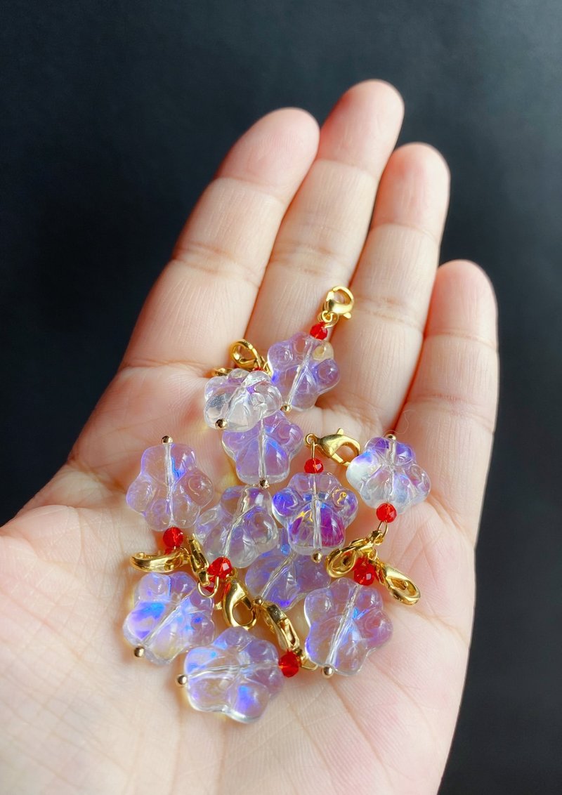 琉璃 猫掌 万能扣 随意扣 吊坠 滴溜 滴流 配件 提溜 礼物 水晶 - 吊饰 - 琉璃 