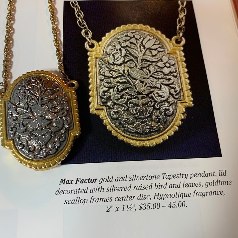 Vintage MAX FACTOR花鸟香膏盒 - 其他 - 其他金属 