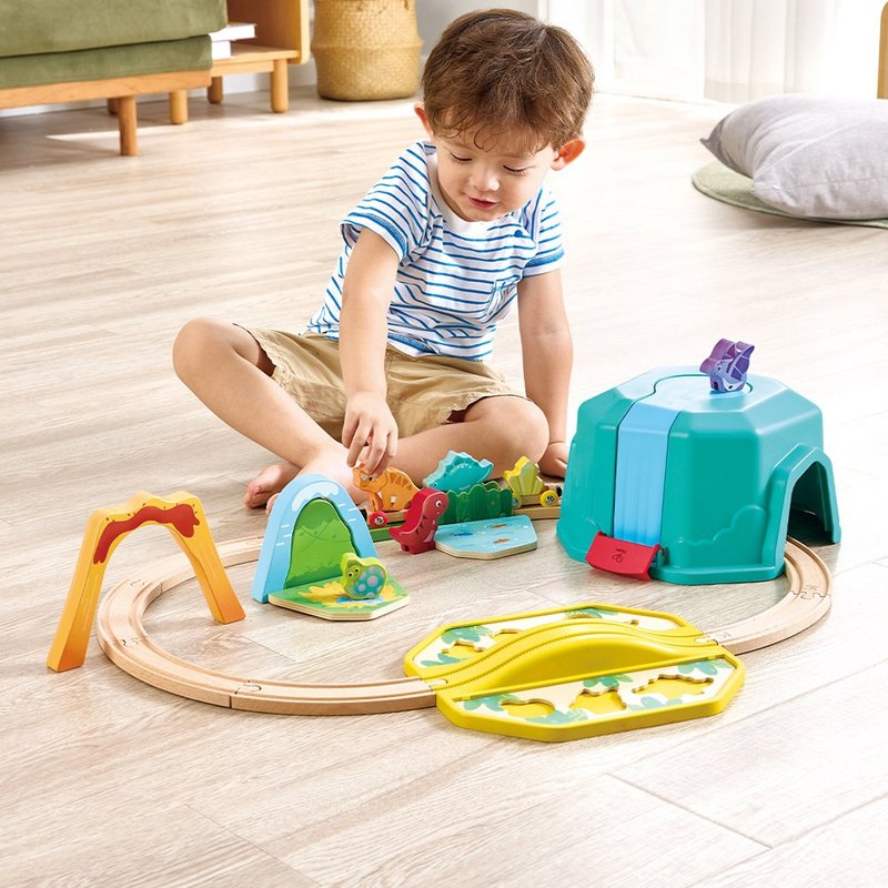 德国Hape 恐龙世界火车玩具盒组合 - 玩具/玩偶 - 其他材质 多色