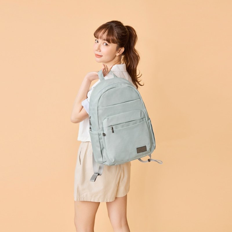 后背包-极光防泼水后背包-6399-29-多色任选 - 后背包/双肩包 - 尼龙 灰色
