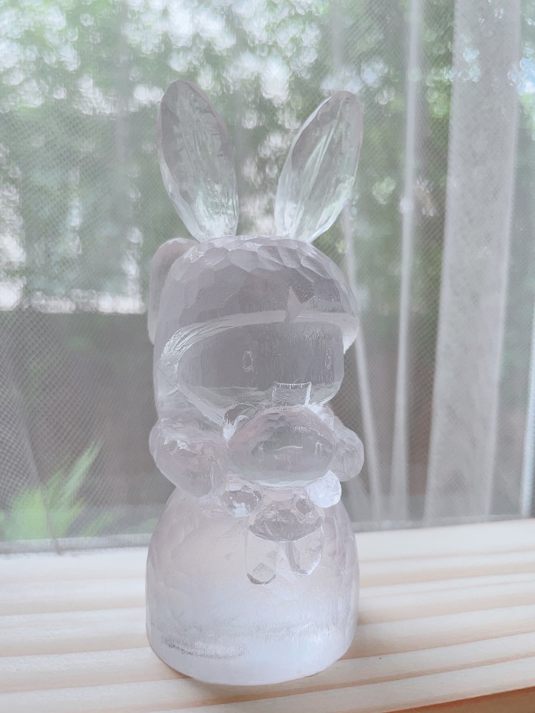 Crystal Clear Bunny Pao | 艺术玩具 - 摆饰 - 树脂 透明