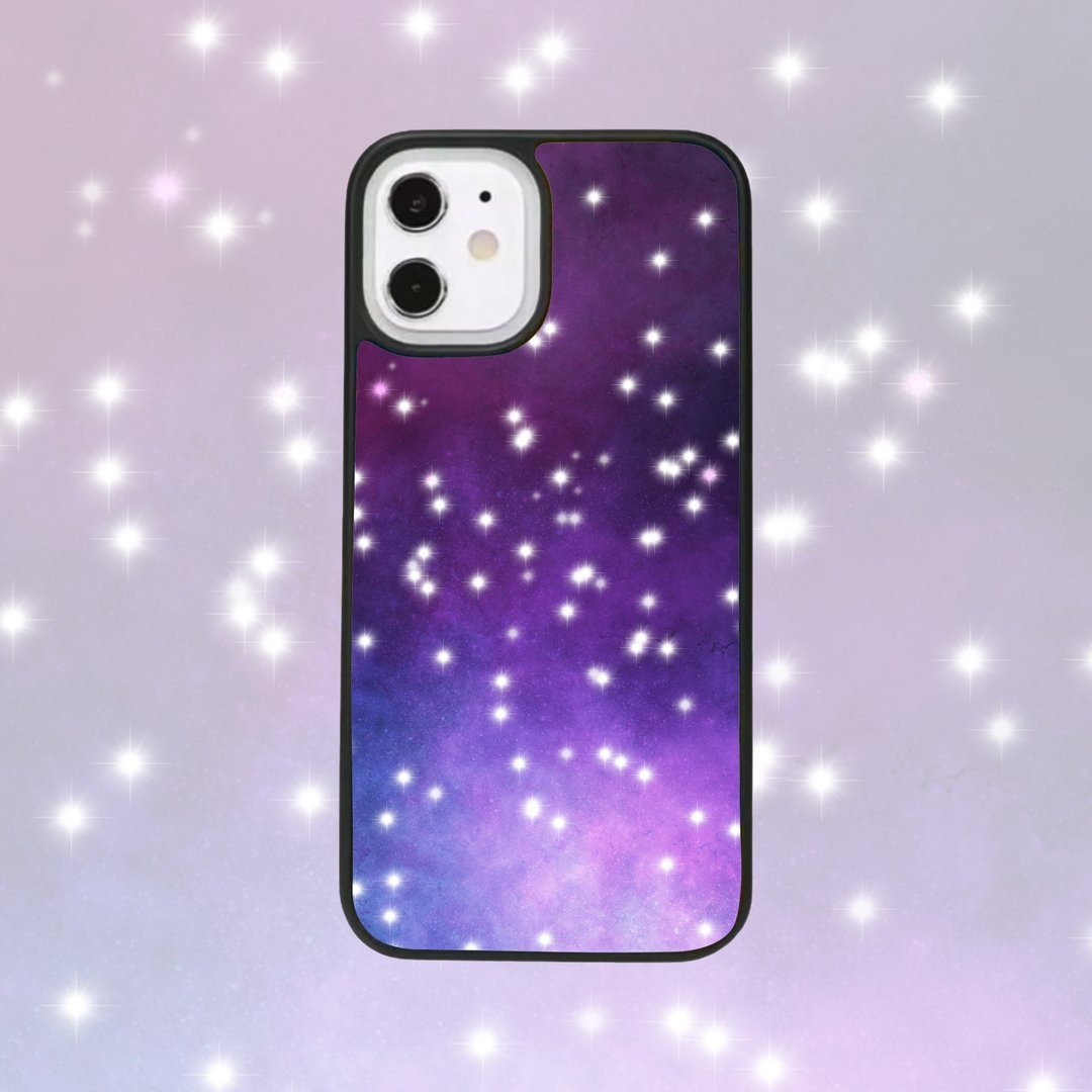 客制手机壳 iPhone 14 13 12Pro手机壳三星 太空 星系 Nebula Sta - 手机壳/手机套 - 塑料 黑色