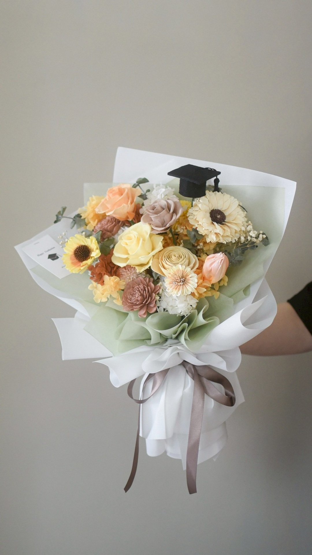 /毕业花束 C 款/毕业花束 教师节 毕业季 感恩花束 谢师花束 - 干燥花/捧花 - 植物．花 多色