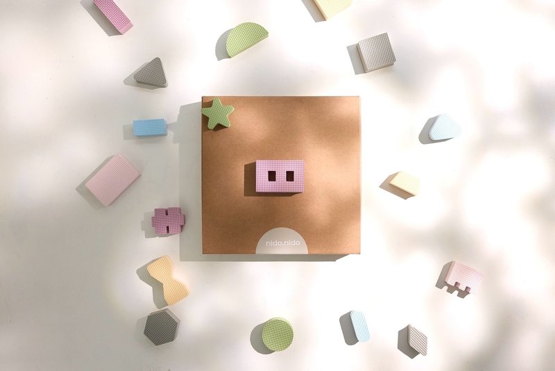 创意无限软积木 软积木 无声玩具 宝宝玩具 欧盟认证 台湾制 - 玩具/玩偶 - 其他材质 多色