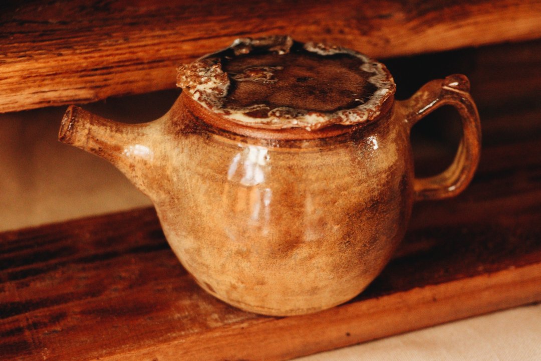 非典型茶壶 - 茶具/茶杯 - 陶 橘色