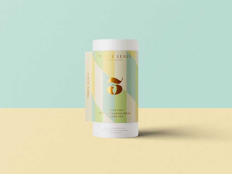 【Three Leafs Tea】薄荷柠檬草乌龙茶 - 茶 - 新鲜食材 绿色