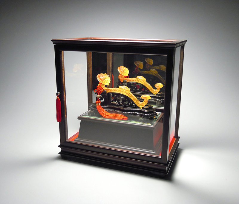 琉璃 吉祥如意 开幕送礼 升迁送礼 退休送礼 当选礼品 新婚送礼 - 其他 - 其他材质 金色