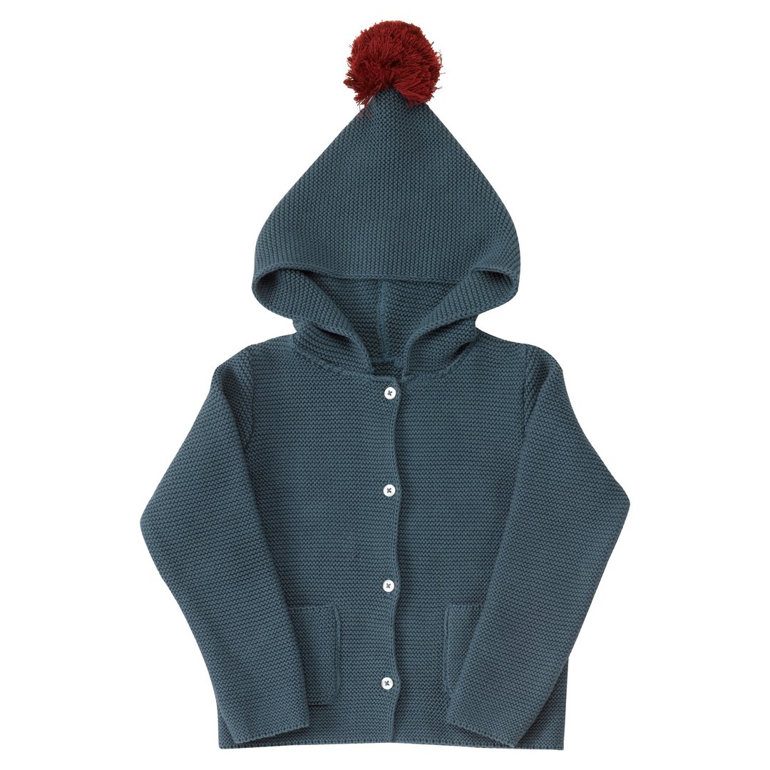 首选 100% 有机棉 针织帽T  仅剩最后一件适合3岁 - 其他 - 棉 蓝色