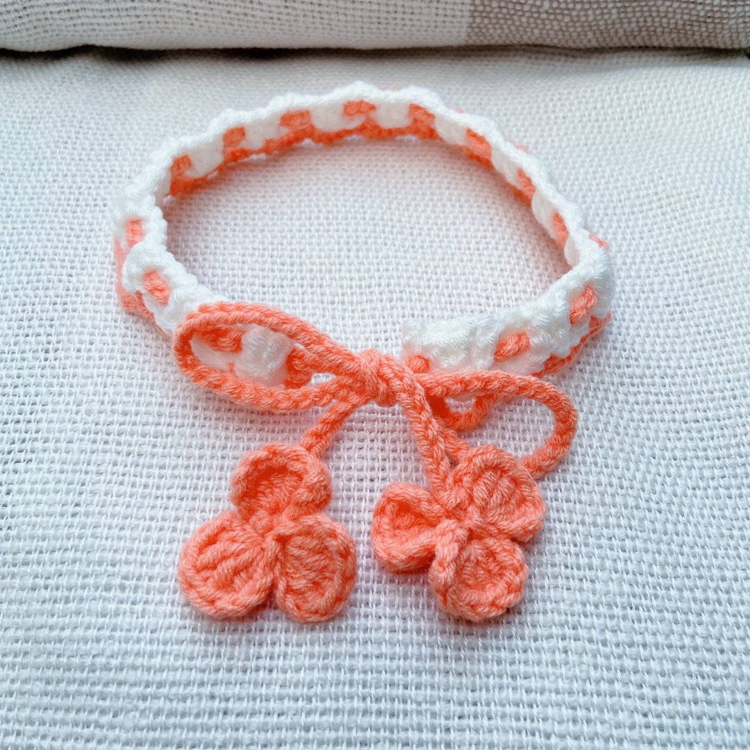 【Wood Sorrels Pet Collar】宠物颈圈 围兜 领巾*拍照小物* - 衣/帽 - 棉 多色