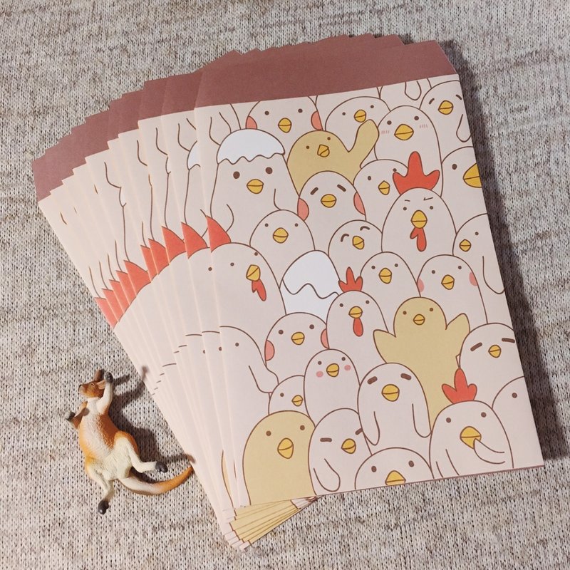 满满的鸡 / 小信封袋 - 信封/信纸 - 纸 