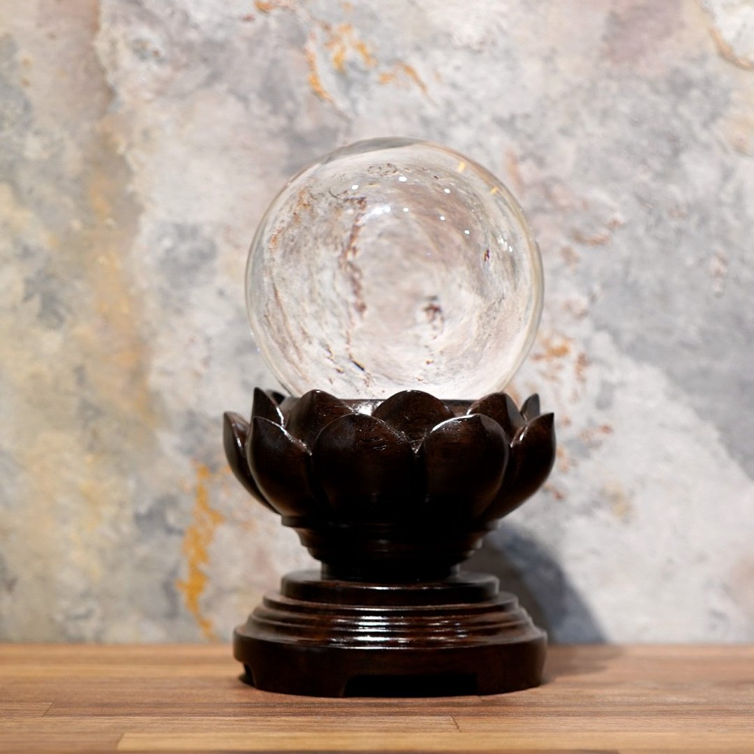 【正佳珠宝】白水晶 搜藏级全净体 95mm 白水晶球 白水晶摆件 - 其他 - 半宝石 多色