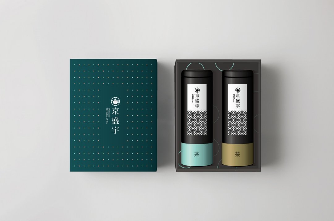 定制订单- 经典礼盒 (轻焙冻顶乌龙, 白毫茉莉) - 茶 - 纸 绿色