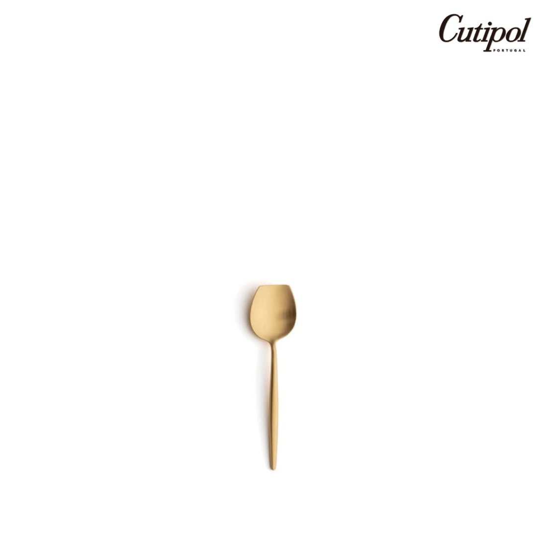 葡萄牙 Cutipol  MOON雾金14CM糖匙 - 餐刀/叉/匙组合 - 不锈钢 金色