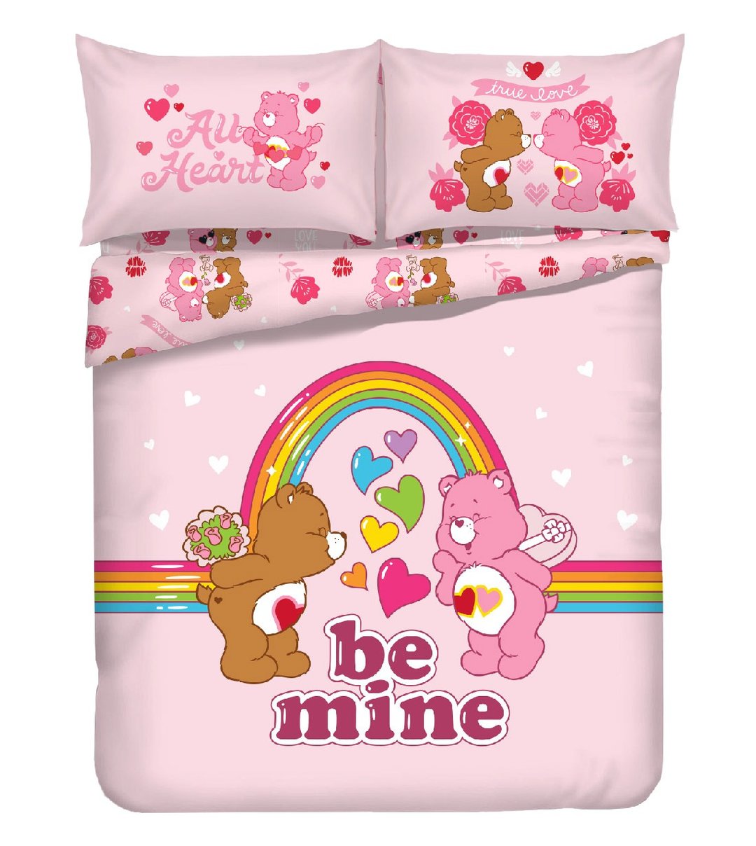 Care Bears BeMine 印花纯棉系列 (CR002) - 寝具 - 棉 多色