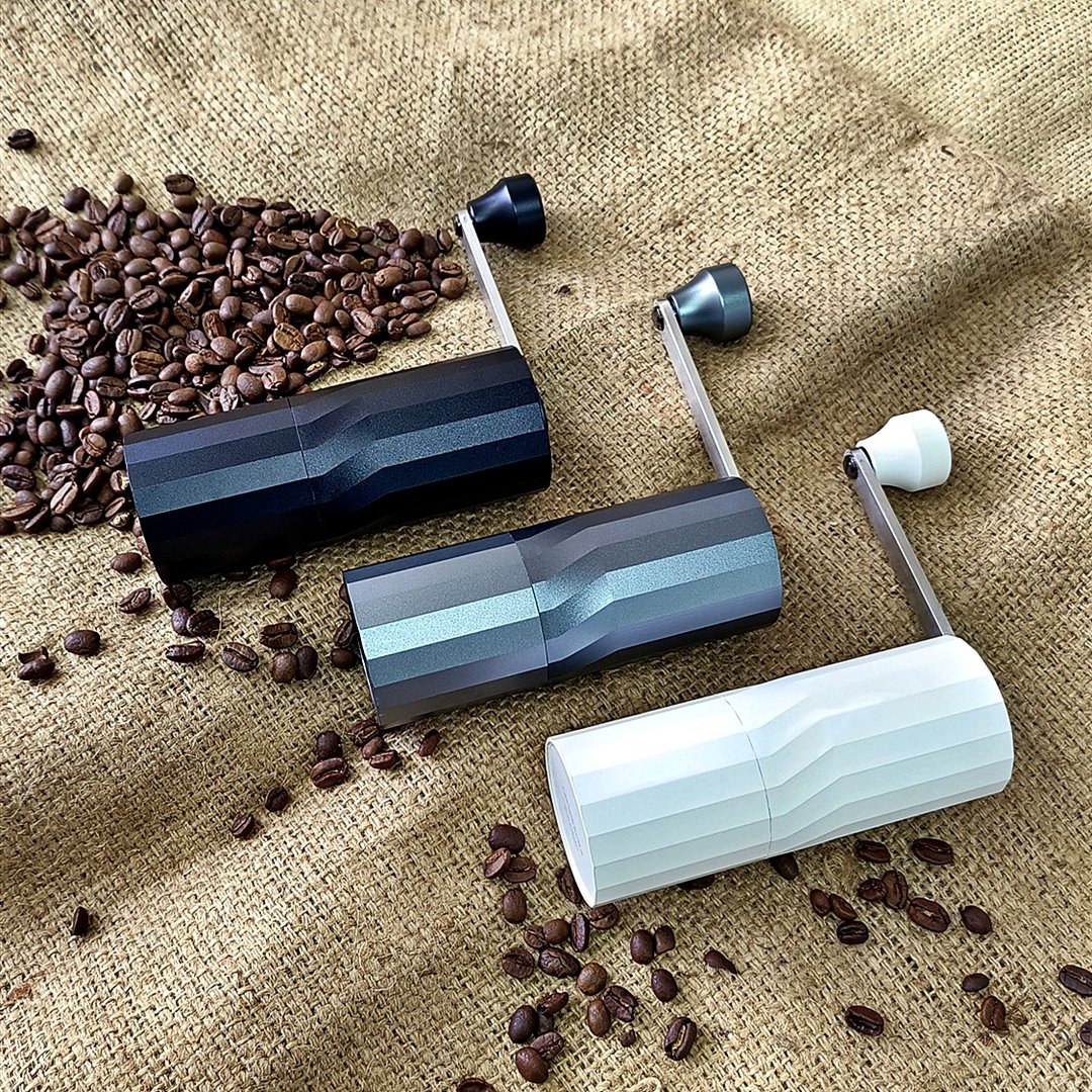 【现货】HOFFE CAFEDE KONA  设计师款手摇磨豆机 (三色) - 咖啡壶/周边 - 其他金属 银色