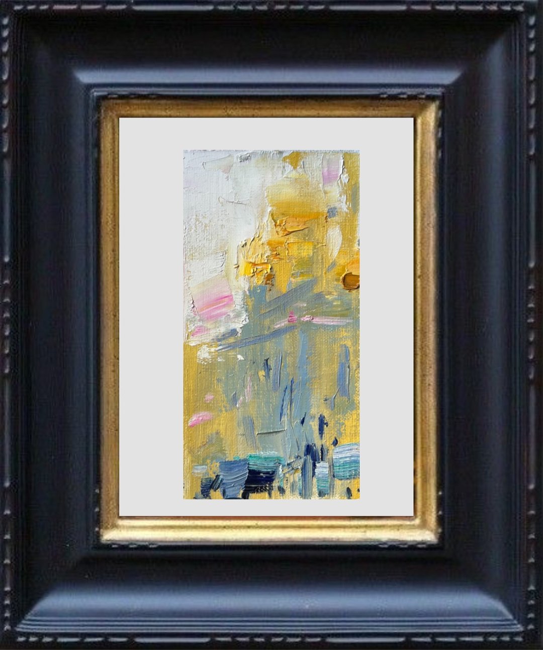 教堂绘画抽象原画厚涂油画城市艺术 - 海报/装饰画/版画 - 其他材质 橘色