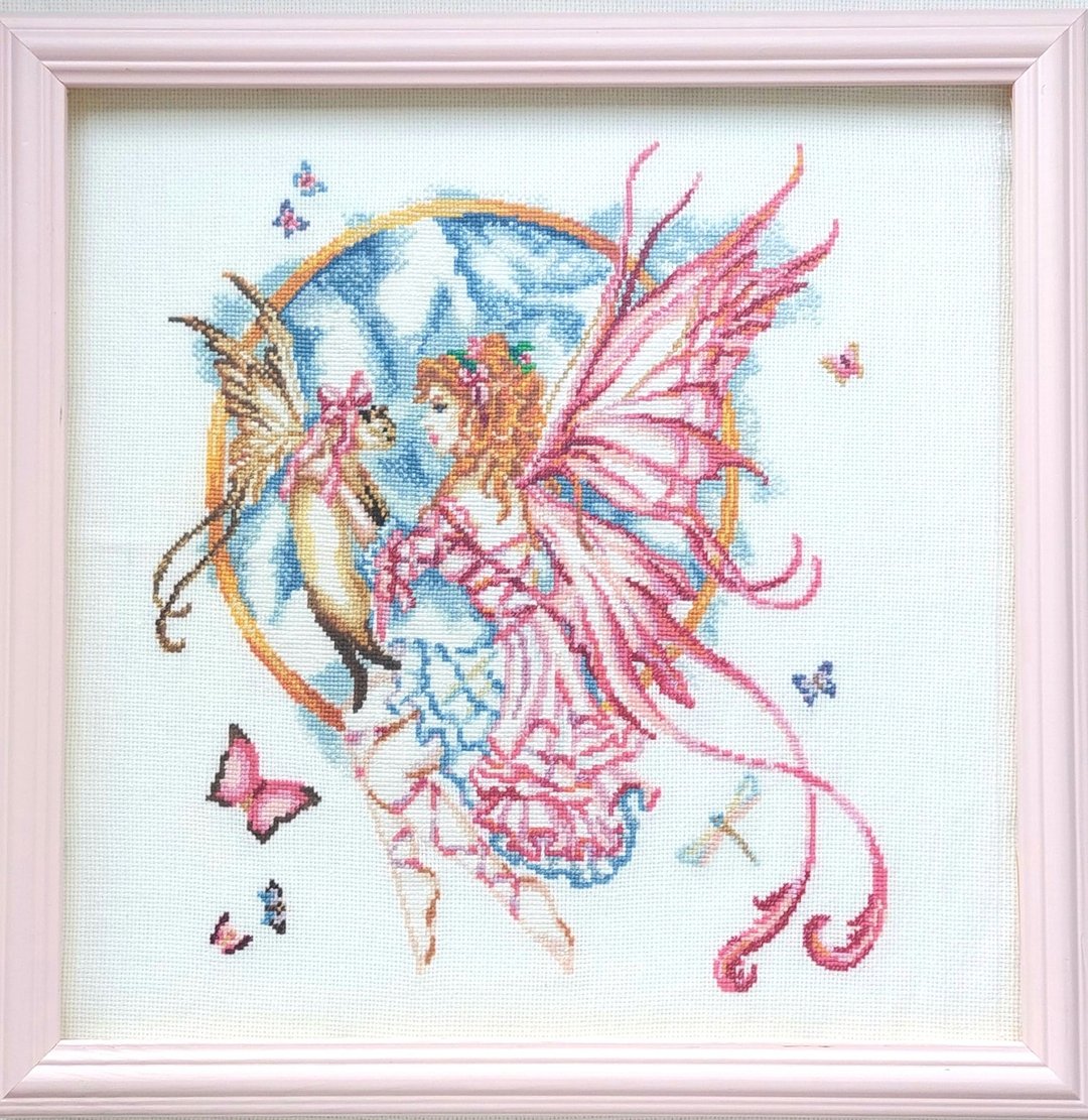 幻想精灵仙女绘画墙艺术苗圃装饰圣诞礼物 - 墙贴/壁贴 - 棉 多色