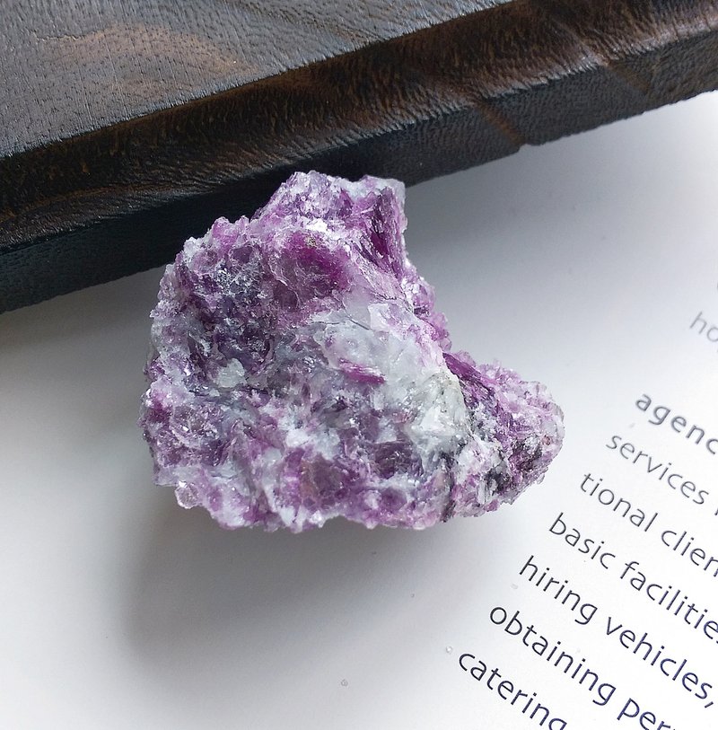 Lepidolite 巴西产地 紫锂云母 锂云母 鳞云母 天然矿石 原矿 - 摆饰 - 其他材质 