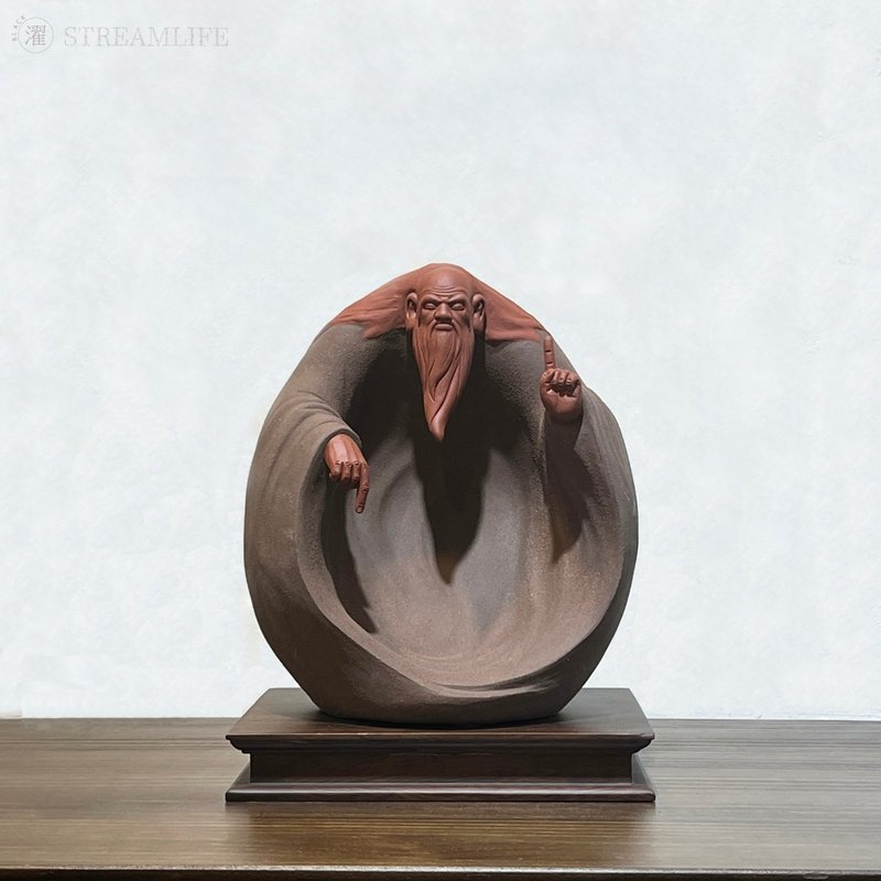 鬼谷子神像 - 砂石 - 摆饰 - 其他材质 