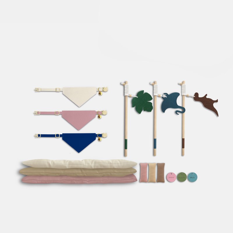 Cat Gift Bundle Box Personalised Cat Birthday Gift New Owners - 床垫/笼子 - 海绵 多色