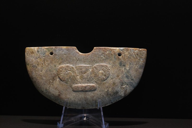 良渚文化玉璜 古玉 新石器 文化期 老三代 高古玉 #山奇艺术 - 颈链 - 玉石 多色