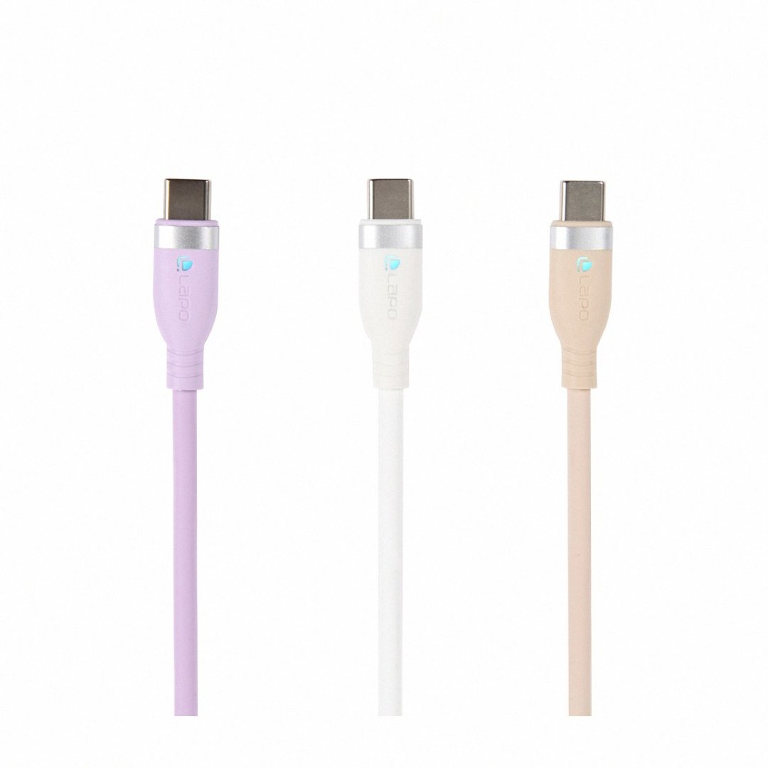 LaPO USB-C 液态硅胶微光快充传输线 PD/QC 100W 150cm - 充电宝/传输线 - 硅胶 