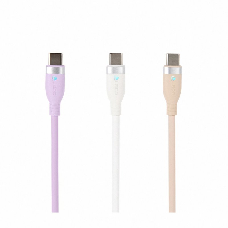 LaPO USB-C 液态硅胶微光快充传输线 PD/QC 100W 150cm - 充电宝/传输线 - 硅胶 