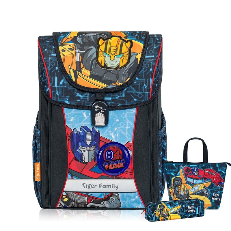 变形金刚联名 学院风超轻量护脊书包Pro 2S-博派联盟 | 中年级 - 后背包/双肩包 - 防水材质 黑色