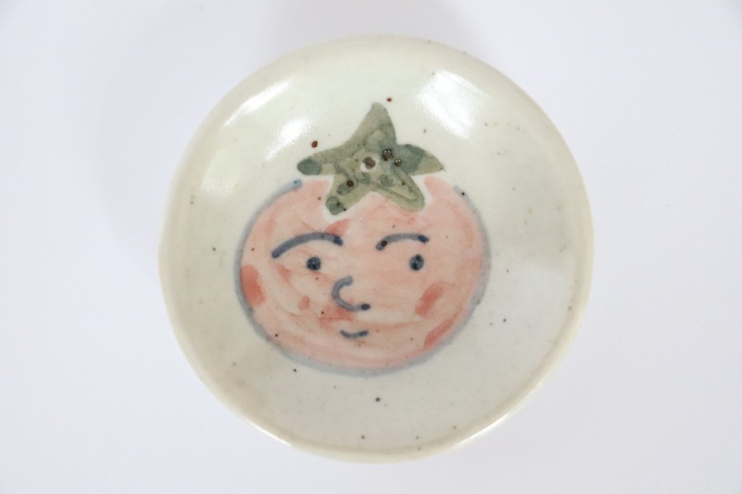 Tomatoma-kun -Condiment dish - 盘子/餐盘/盘架 - 陶 卡其色