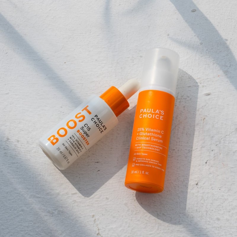 早C晚C【宝拉珍选】C15缩时亮白精萃+C25瞬效亮白淡斑精华 - 精华液/安瓶 - 其他材质 白色