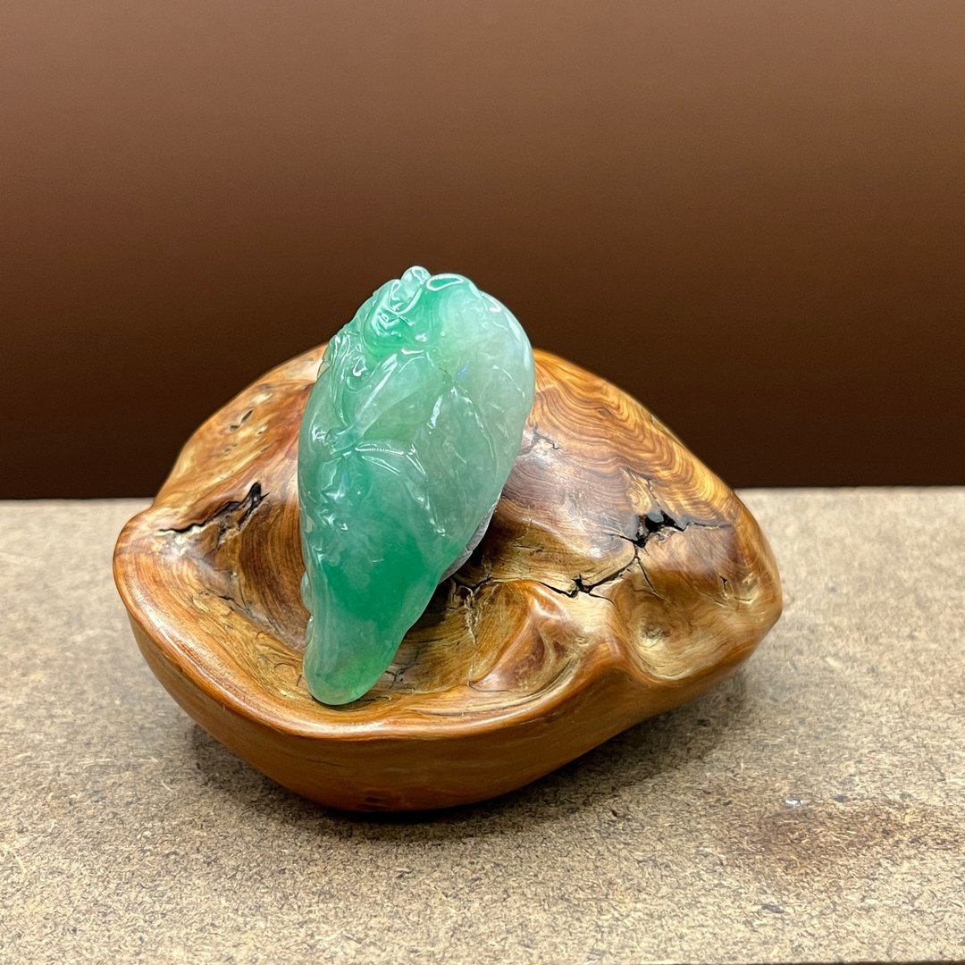 瀚玉珠宝.天然A货缅甸玉翡翠.冰绿美人鱼,种水超好.通透水润 - 其他 - 玉石 