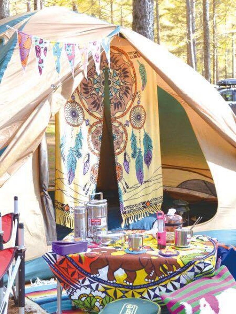 【预购中】☼古老传说捕梦网流苏门帘☼ (蓝绿色) - 摆饰 - 棉．麻 多色