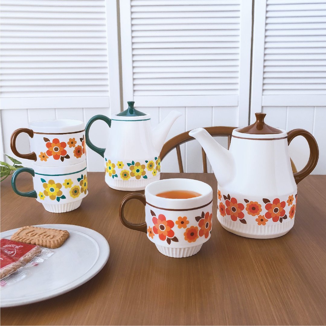 日本DECOLE 餐具 - Kokopele茶壶套装系列 - 茶具/茶杯 - 陶 