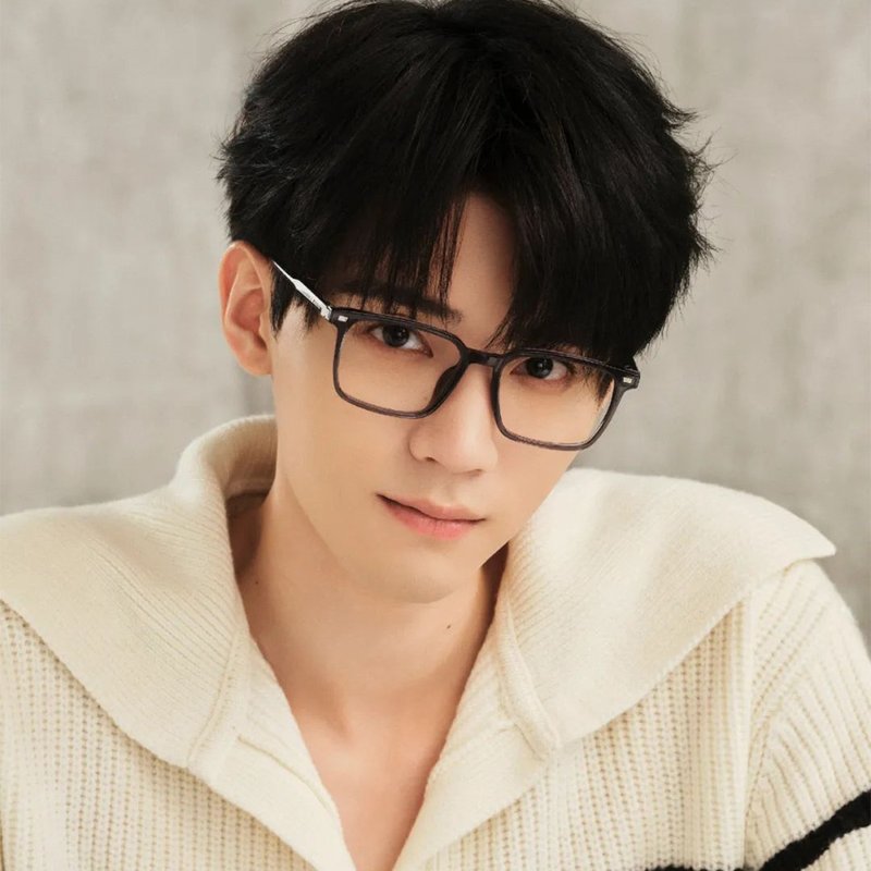 浪特梦 LA-83342 TR 长方框眼镜 - 周翊然代言 - 眼镜/眼镜框 - 其他材质 黑色