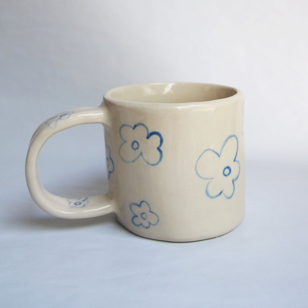 Still bloom ceramic handmade - 咖啡杯/马克杯 - 陶 