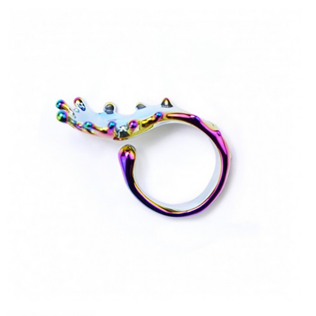 Rare Earth // Splash Ring 幻彩水型戒指 - 戒指 - 其他金属 多色