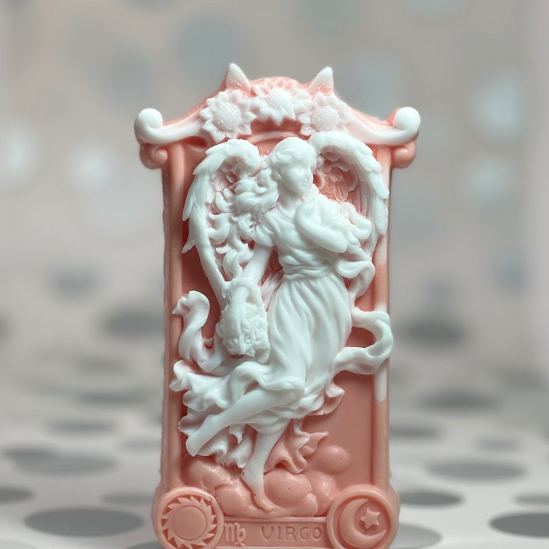 天使/香氛皂 12星座 处女座 手工皂 可定制颜色/香氛 - 肥皂/手工皂 - 其他材质 白色