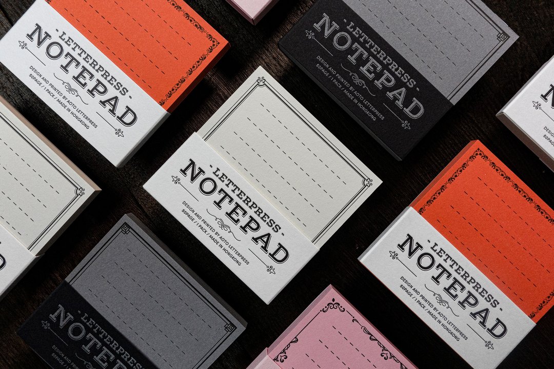 缤纷Notepad 活版印刷印制 / 便条纸 / 便签本 - 便条纸/标签贴 - 纸 白色