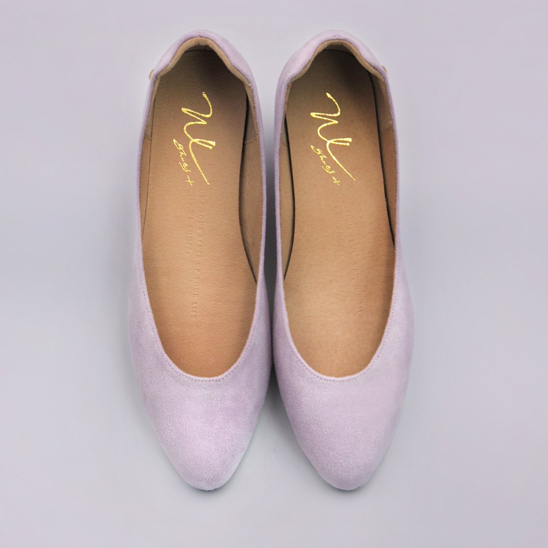 AKi (柔淡紫) 百搭系 Lilac Low Heels | WL - 其他女款皮鞋 - 其他人造纤维 紫色