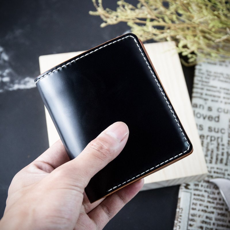 MISTER日本新禧马臀皮Cordovan【手作皮夹】客制化刻字 - 皮夹/钱包 - 真皮 多色