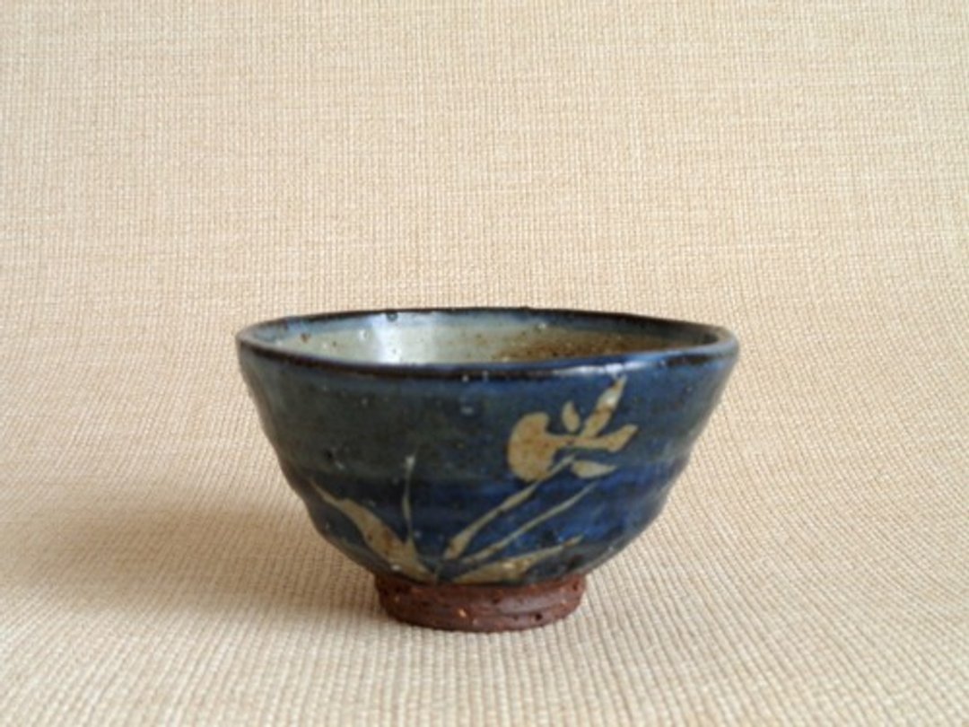 婺州花卉纹茶杯 - 茶具/茶杯 - 陶 蓝色