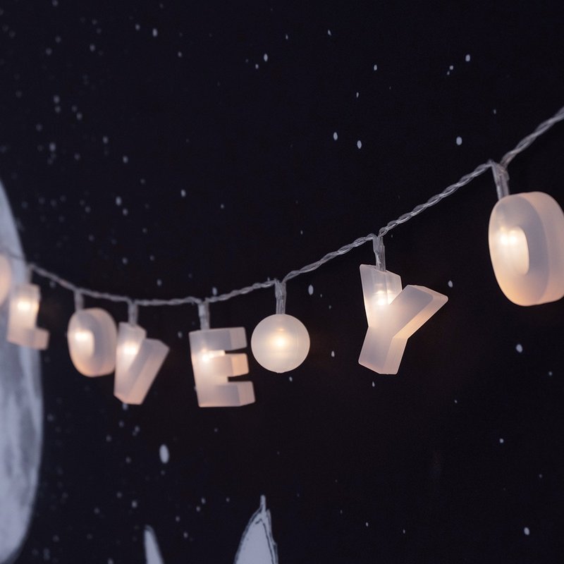 【布置灯饰】 I LOVE YOU - 字母组合灯串 - 灯具/灯饰 - 硅胶 