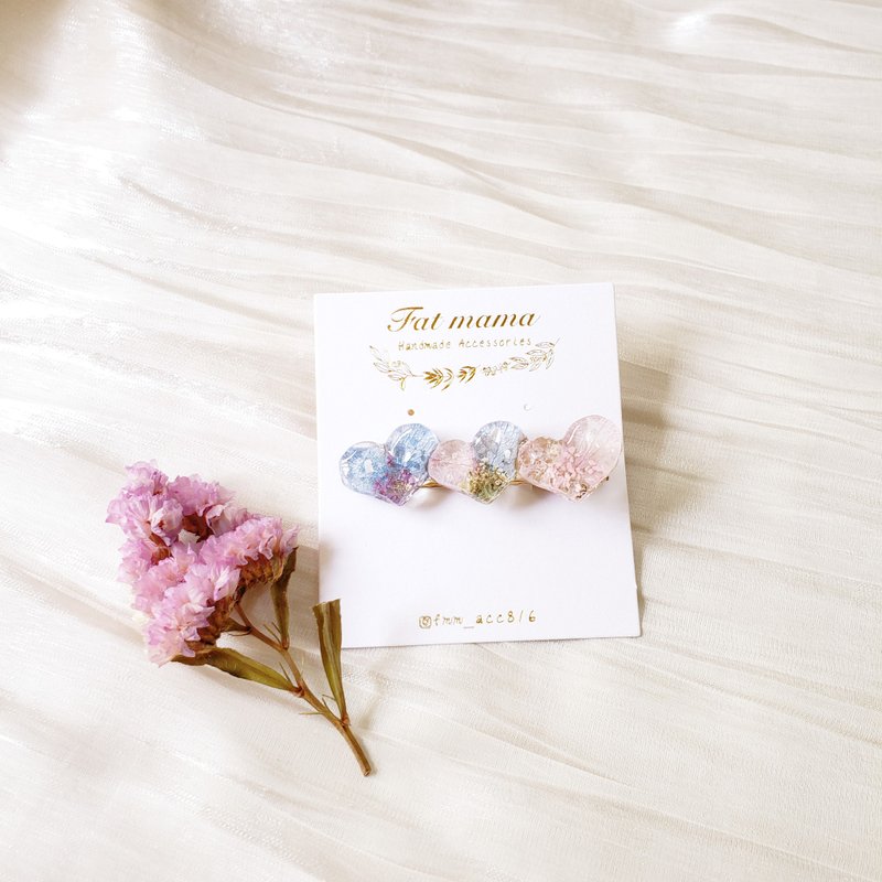 心连心绣球花干花发夹 - 发饰 - 植物．花 多色