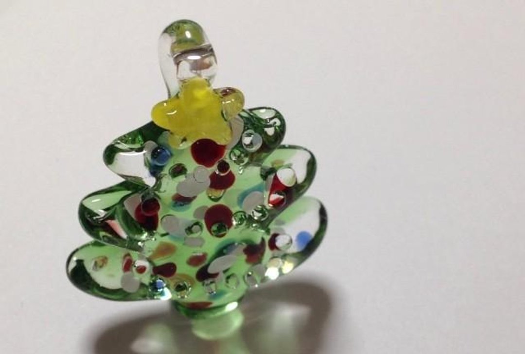 For Christmas tree obi decorations and pendants - 其他 - 玻璃 绿色