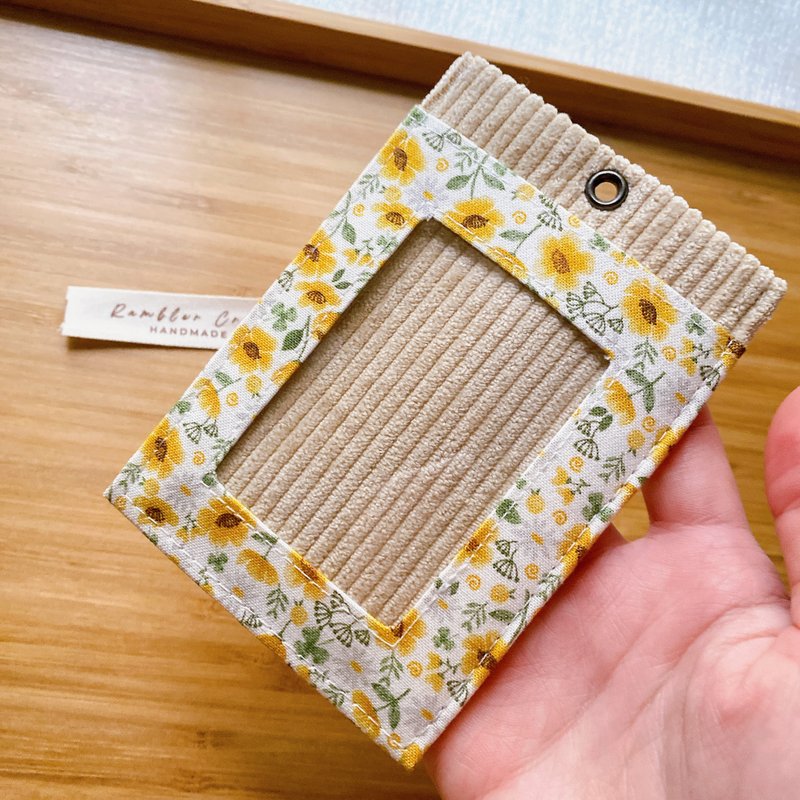 证件套 识别证卡套 悠游卡套 挂颈卡套 Card Holder 小黄花款 - 证件套/卡套 - 棉．麻 