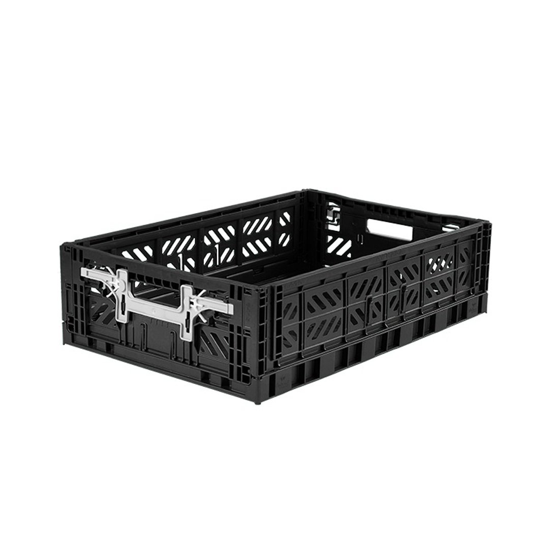 土耳其Aykasa折叠收纳篮(L15)-黑色 - 收纳用品 - 塑料 