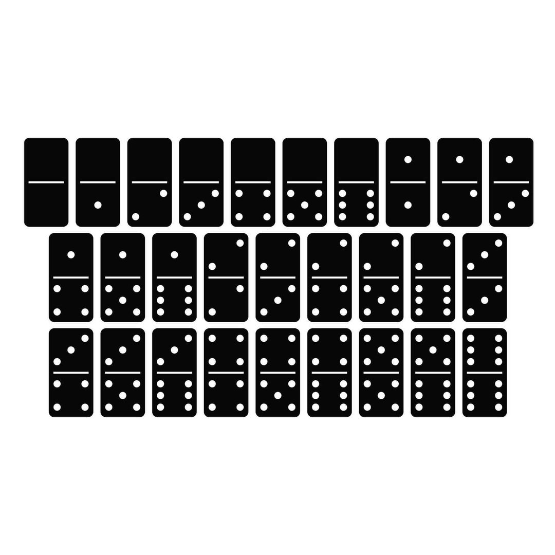 Domino svg, dominoes svg, domino set svg, domino bones svg, dominoes set svg - 图文模板设计 - 其他材质 